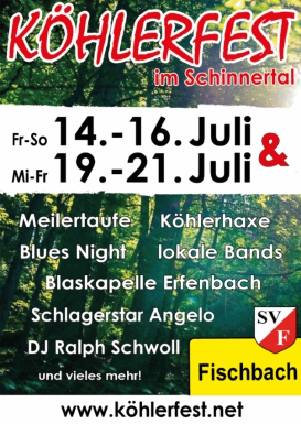plakat flyer köhlerfest meilerfest fischbach 2017 pflaz hochspeyer