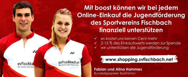 boost SV Fischbach Bundesliga Alina und Fabian Hammes